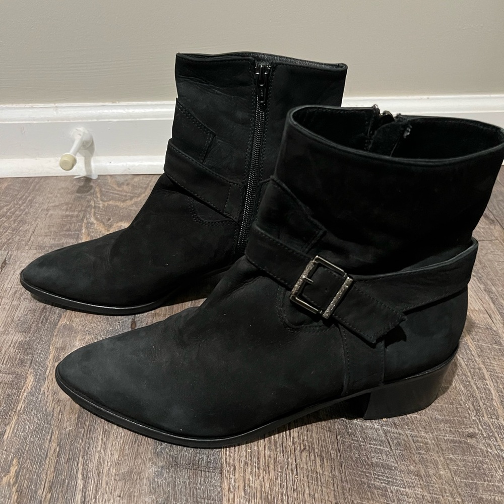 Avellini Suede Leather Ankle Boots Italy